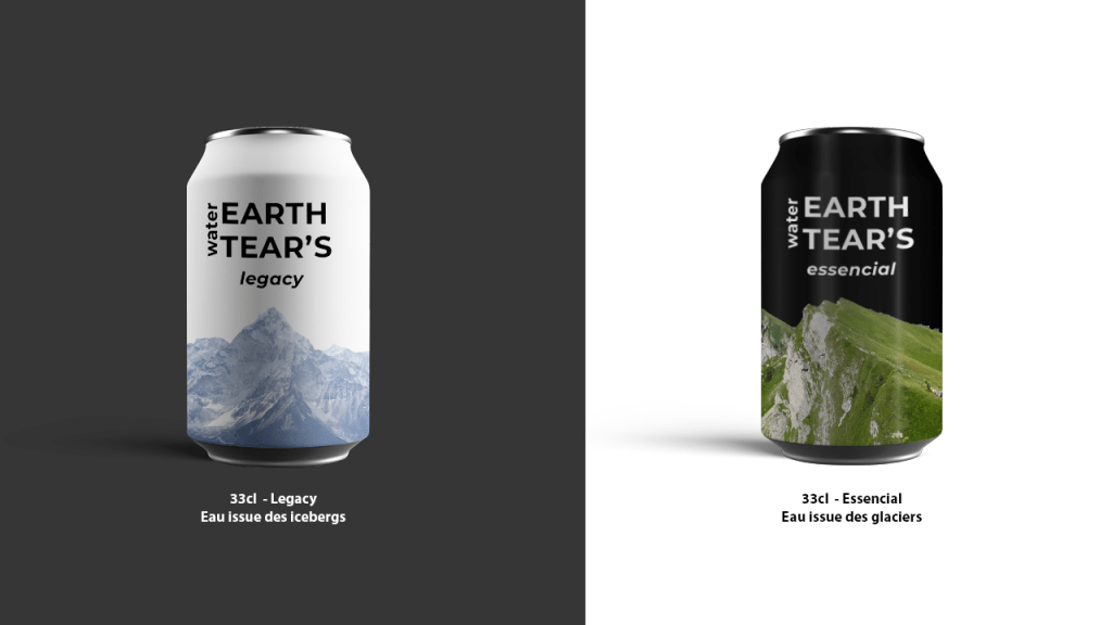 Gamme Ice Classics, eau de glacier et d'iceberg